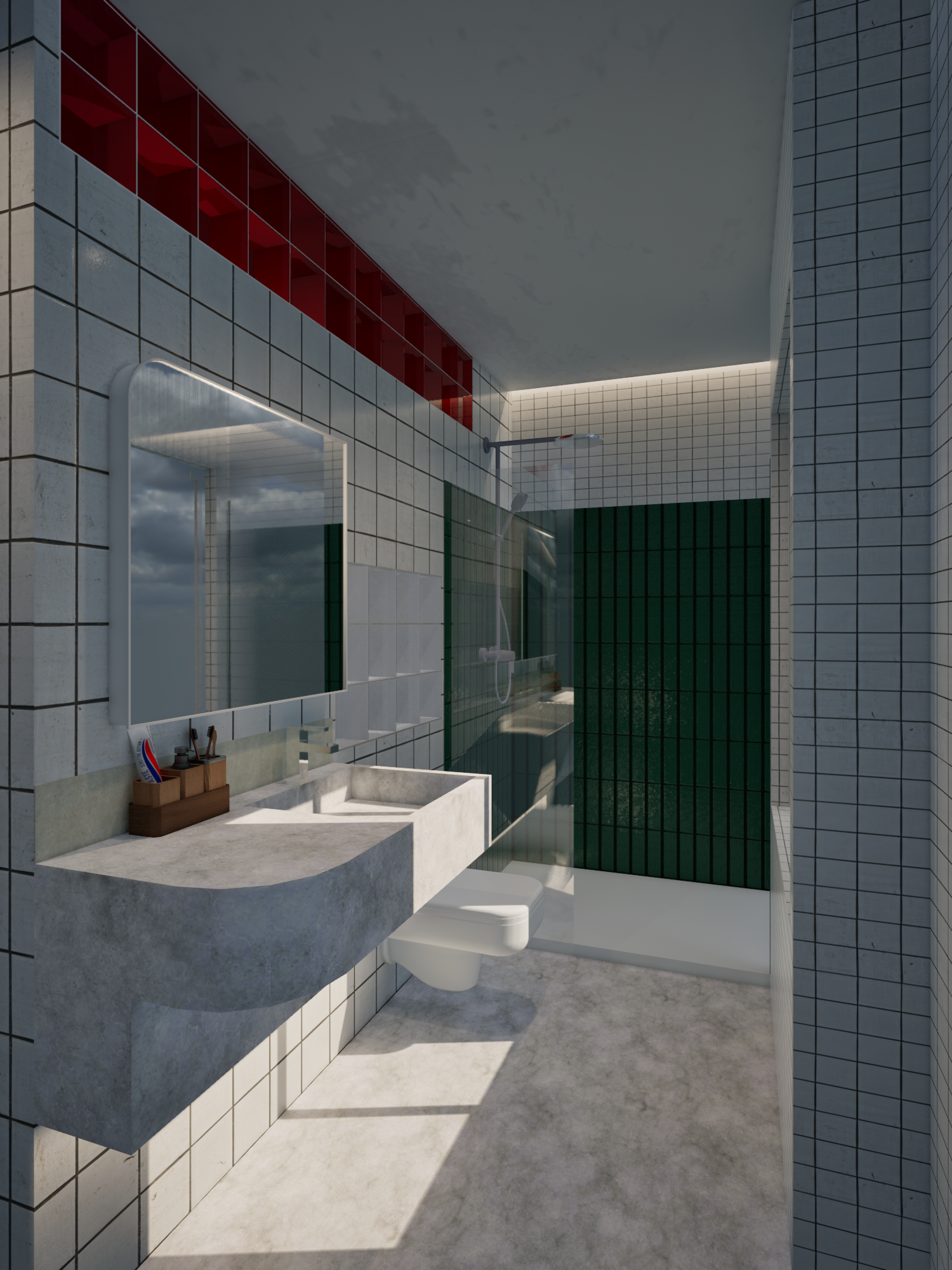 Bathroom render