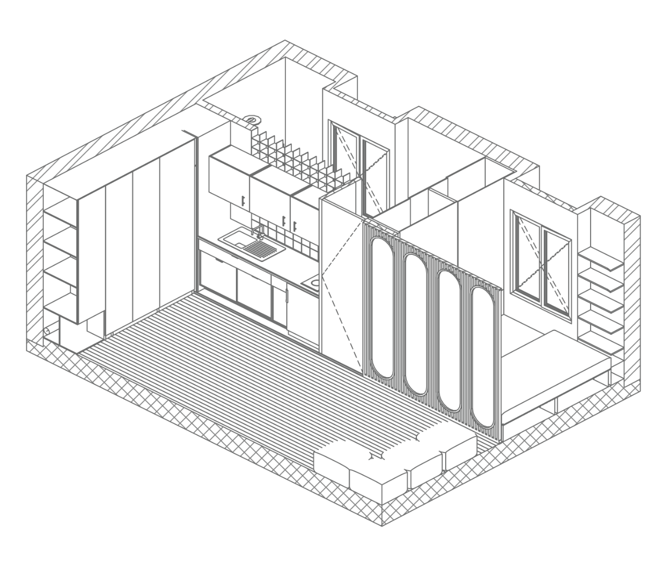Axonometric Paris 12