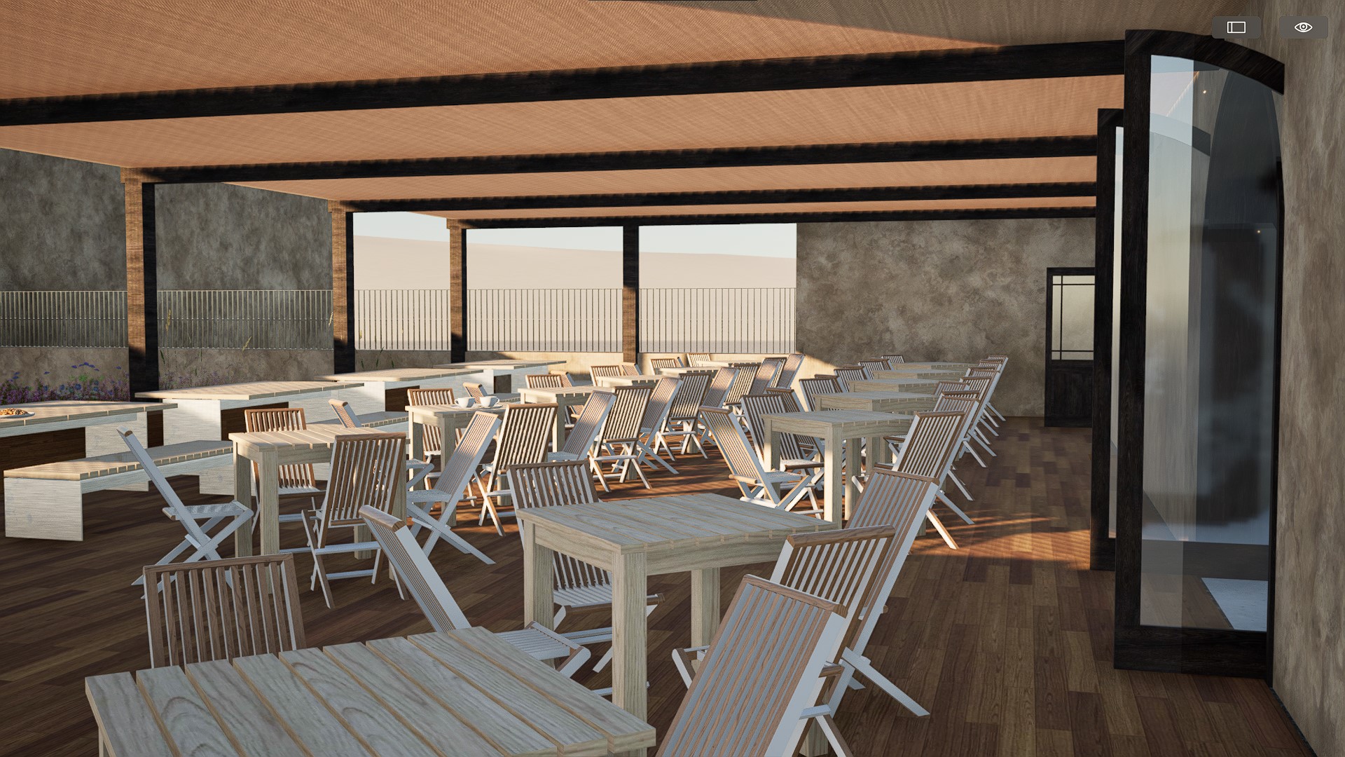 Terrace render